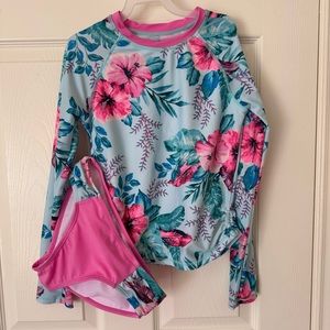 Pipeline 2PC Swimwear Blue/Pink 10(girls)